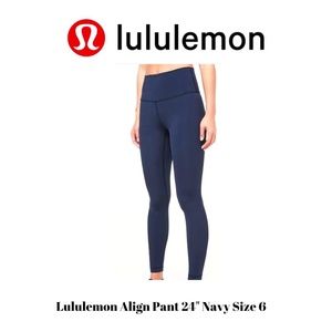 Lululemon Align Pant 24" Navy Size 6